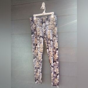 Girl's Justice Kitty Cat Kitten Leggings Size 16 Fur Baby Fur Babies